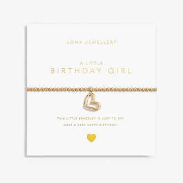 Joma Jewellery | Gold Birthday Girl Bracelet