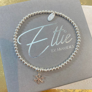 Ettie Thinbead Snowflake Bracelet