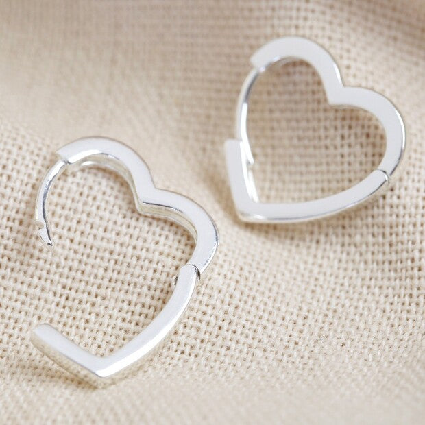 Lisa Angel | Small Heart Hoop Earrings