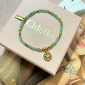 ChloBo | Flower Mandala Aventurine Bracelet