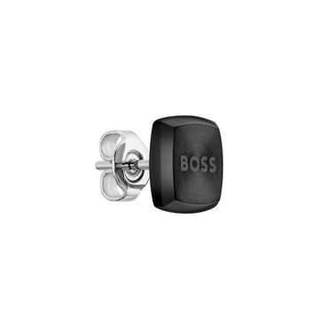 Boss | Yann Black IP Square Earring