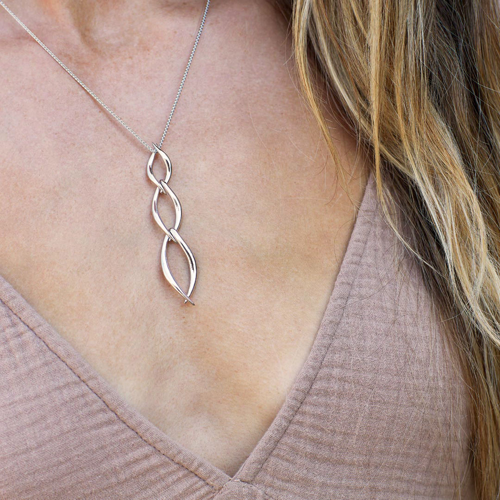 Kit Heath | Twine Twist Trio Link Necklace