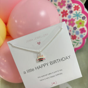 Joma Jewellery Children’s A Little Happy Birthday Necklace
