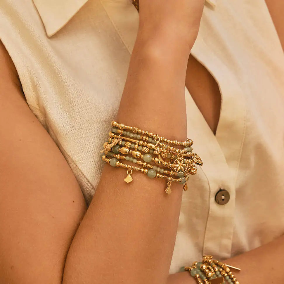 ChloBo | Gold Manifest Love Aventurine Bracelet