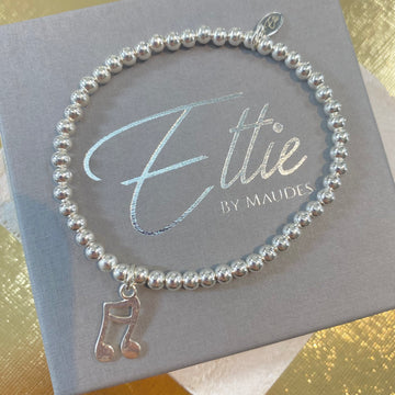 Ettie Medium Bead Music Note Bracelet