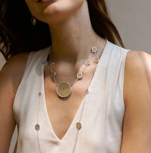 Anna Beck | Multi Disc Station Necklace