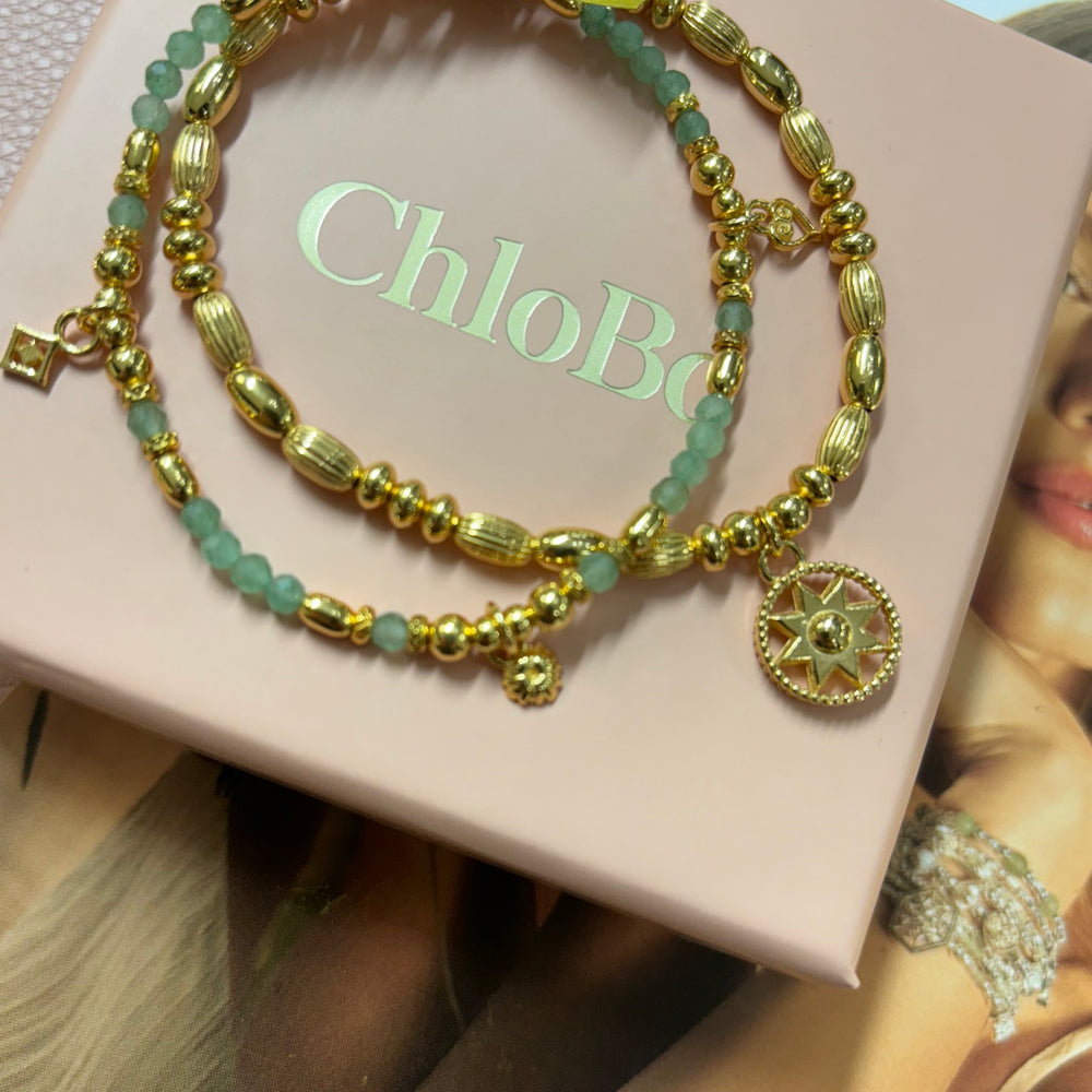 ChloBo | Gold Harmony Aventurine Set of 2