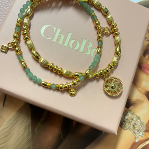 ChloBo | Gold Harmony Aventurine Set of 2