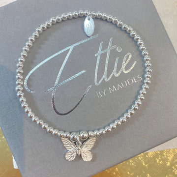 Ettie Thinbead Butterfly Bracelet