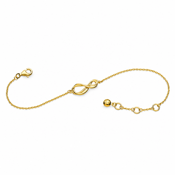 Kit Heath | Sterling Silver and Gold Infinity Bracelet