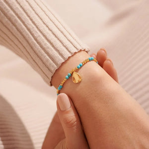 Joma Jewellery | Gold December Turquoise Bracelet