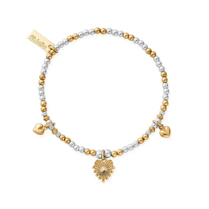 ChloBo | Gold and Silver Everyday Love Bracelet