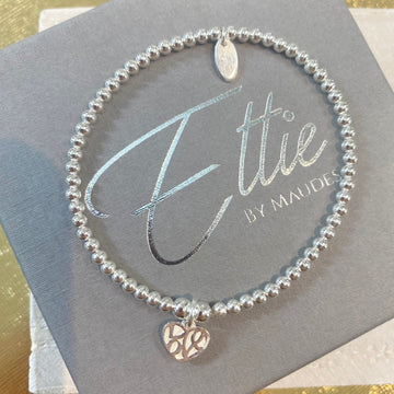 Ettie Thinbead Love Heart Bracelet