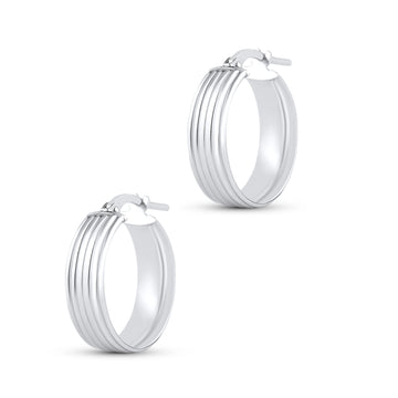 The Hoop Station | Linea Hoops - Silver