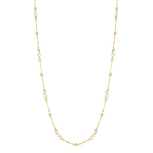 9ct Yellow Gold Freshwater Pearl Necklace