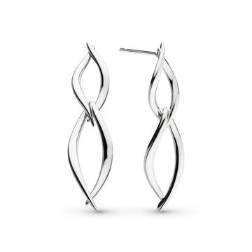 Kit Heath | Twine Twist Duo Link Drop Earrings