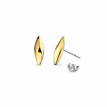 Kit Heath | Sterling Silver and Gold Glint Stud Earrings
