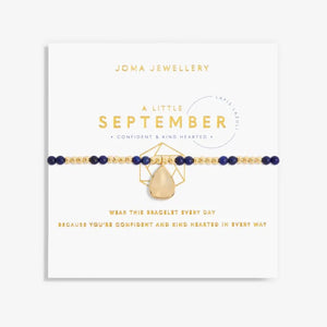 Joma Jewellery | Gold September Lapis Lazuli Bracelet