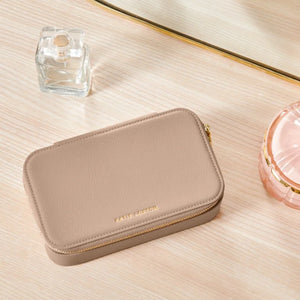 Katie Loxton | Pebble Jewellery Box | A Little Sparkle | Soft Tan