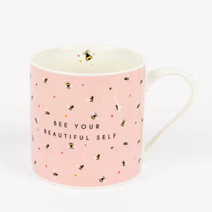 Belly Button Designs | Bee Your Beautiful Self Mug