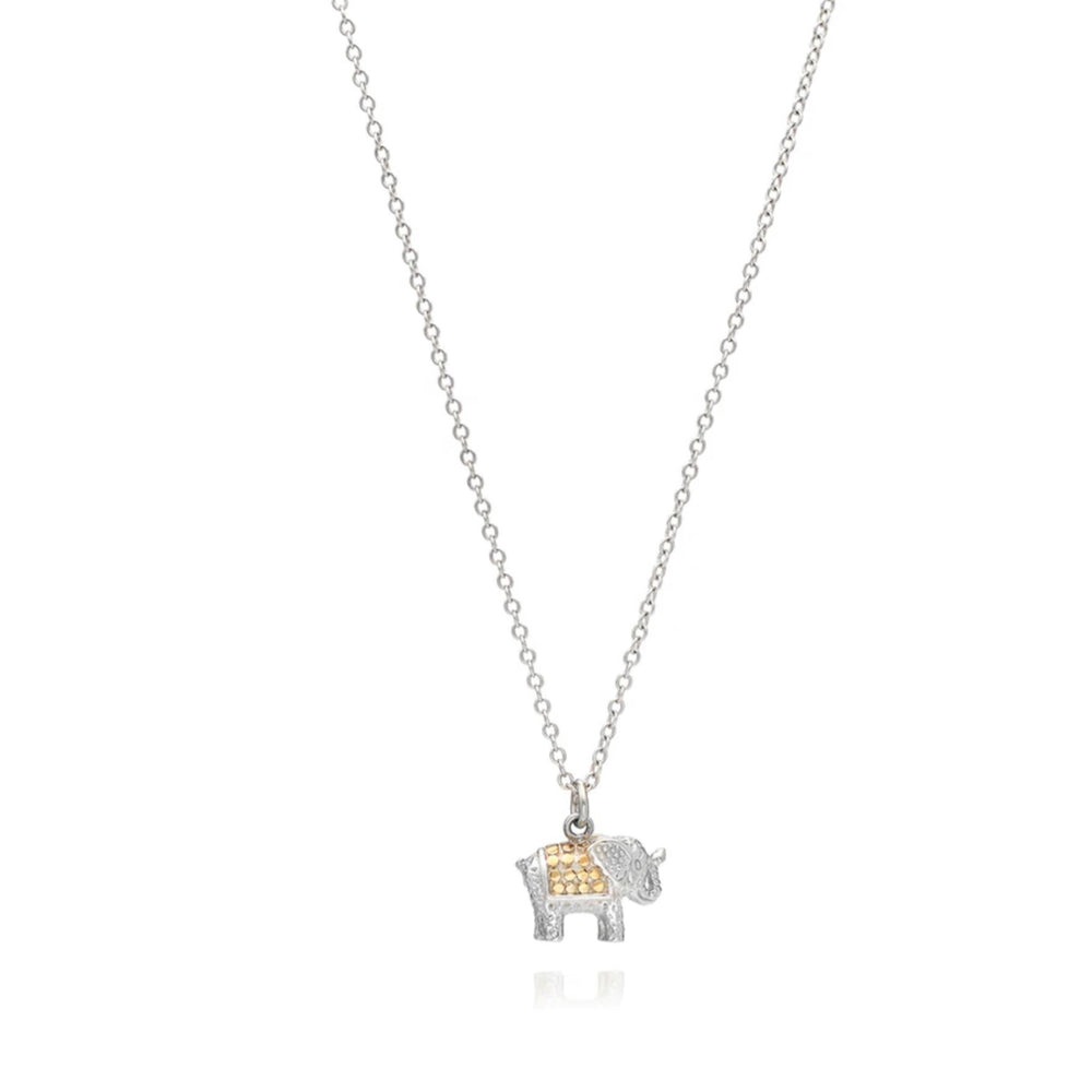 Anna Beck | Small Elephant Charm Necklace