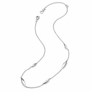 Kit Heath | Sterling Silver Glint Station Necklace