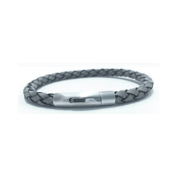Unique & Co | Grey Suede Leather Bracelet 19cm