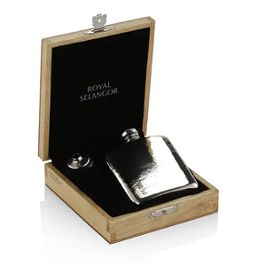 
            
                Load image into Gallery viewer, Royal Selangor | Gift Boxed Impression Hip Flask LG
            
        