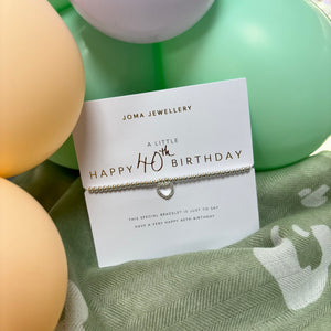 Joma Jewellery | Happy 40th Birthday Bracelet
