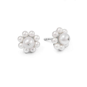 Daisy London | Shrimps Pearl Flower Stud Earrings