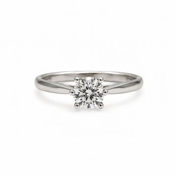 9ct White Gold Diamond Ring