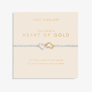 Joma Jewellery | Forever Yours Bracelet | Heart Of Gold