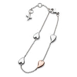 Kit Heath | Desire Kiss Blush Heart Station Bracelet