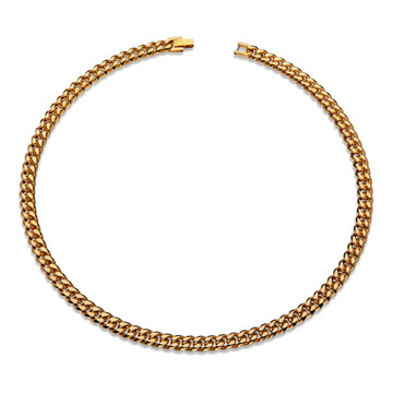 Unique & Co | Matte/Polished Steel Chain Necklace