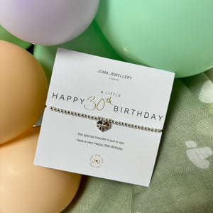 Joma Jewellery | Happy 30th Birthday Bracelet