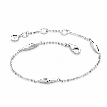 Kit Heath | Sterling Silver Glint Station Bracelet