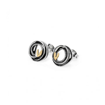 Linda Macdonald | Sterling Silver Woven Earrings