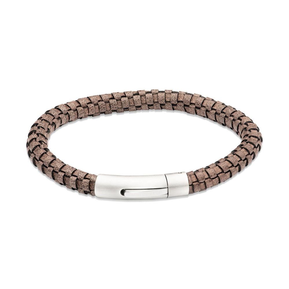 Unique & Co | Moro Leather Bracelet With Steel Clasp