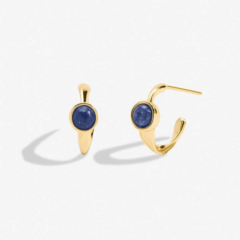 Joma Jewellery | September Birthstone Hoop Earrings