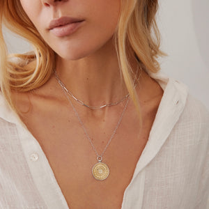 Anna Beck | Classic Medium Disc Reversible Pendant Necklace