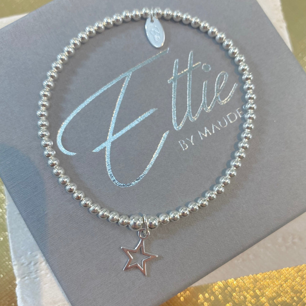 Ettie Thinbead Open Star Bracelet