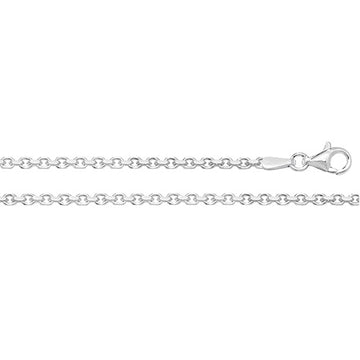 Sterling Silver Faceted Belcher Chain
