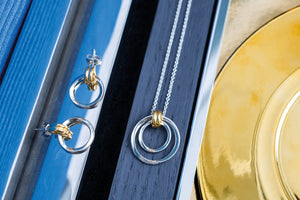 Kit Heath | Bevel Unity Golden Duo Necklace