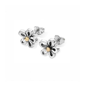 Linda McDonald | Sterling Silver Woodlands Flower Earrings