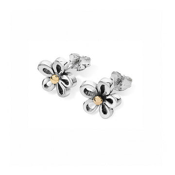 Linda McDonald | Sterling Silver Woodlands Flower Earrings