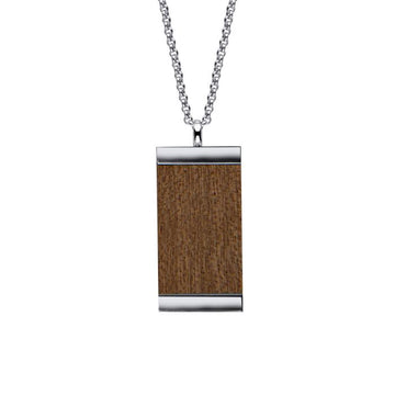 Fred Bennett | Wood Dog Tag Necklace