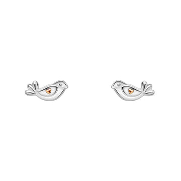 Laura Ashley | Children’s Rosmere Love Mini Bird Stud Earrings