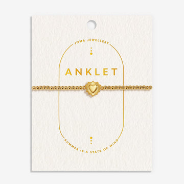 Joma Jewellery | Sunray Charm Anklet
