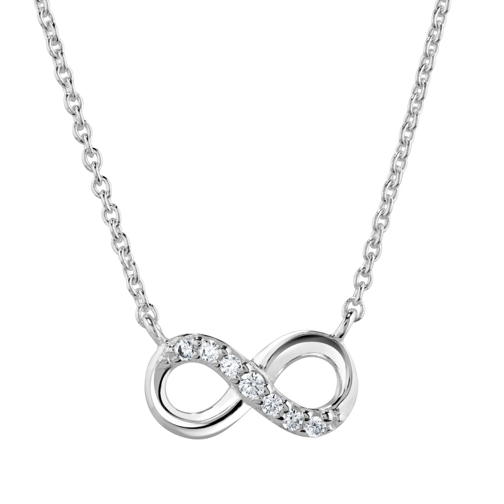 Sterling Silver Infinity Necklace