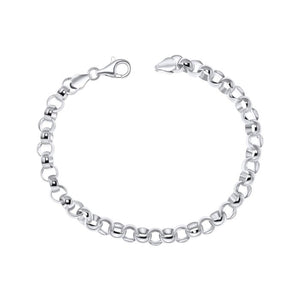 Sterling Silver Belcher Chain Bracelet